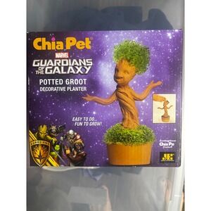 Marvel Guardians of the Galaxy Chia Pet Potted Groot Decorative Planter New